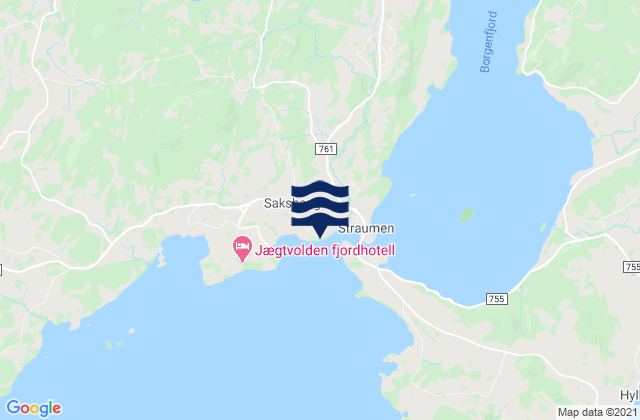 Inderøy, Norway潮水