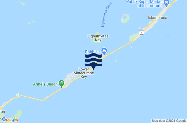 Indian Key Anchorage (Lower Matecumbe Key), United States潮水