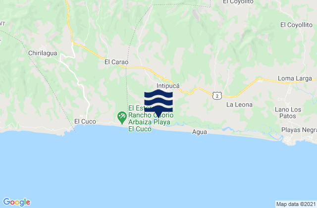 Intipucá, El Salvador潮水