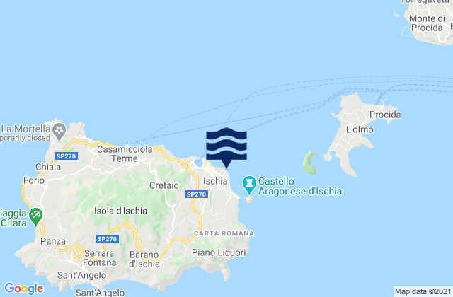 Ischia Porto, Italy潮水