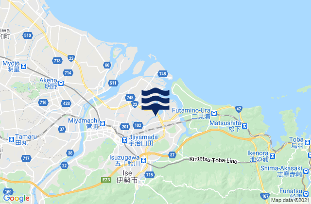 Ise-shi, Japan潮水