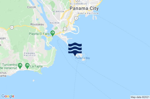 Isla Naos, Panama潮水