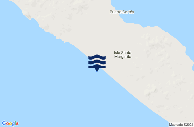 Isla Santa Margarita, Mexico潮水