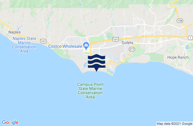 Isla Vista, United States潮水