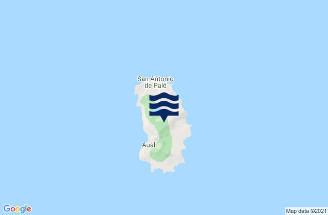 Isla de Annobón, Equatorial Guinea潮水