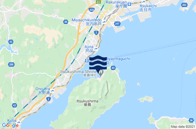 Itukusima, Japan潮水