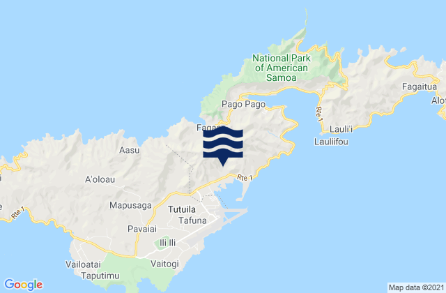 Itu‘aū County, American Samoa潮水