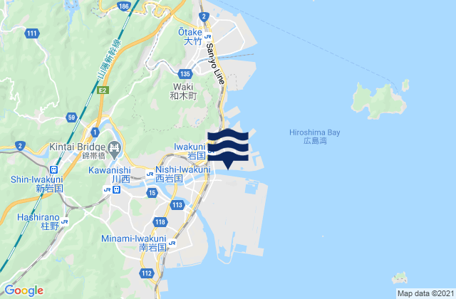 Iwakuni, Japan潮水