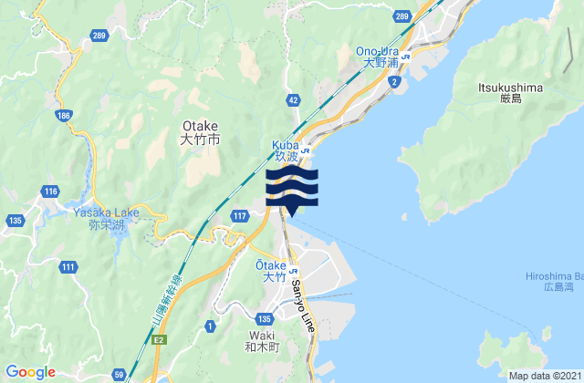 Iwakuni Shi, Japan潮水