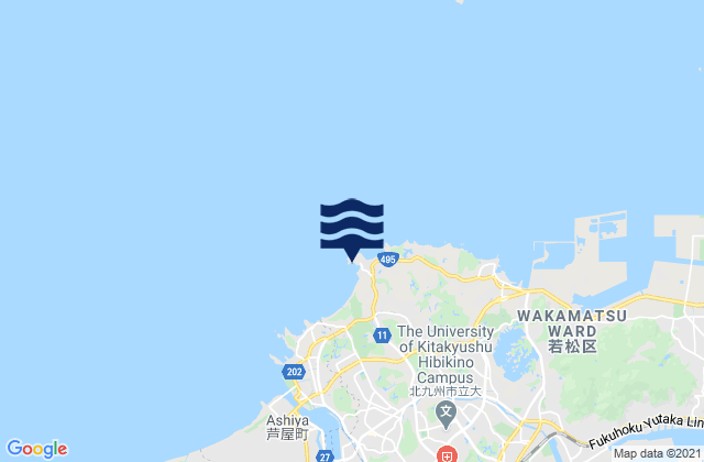 Iwaya (Hukuoka), Japan潮水