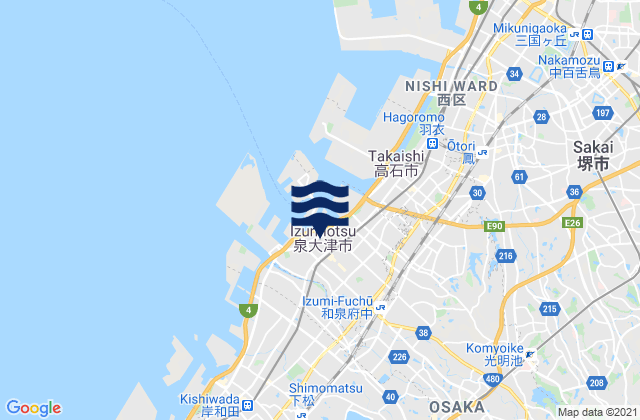 Izumi, Japan潮水