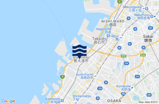Izumiōtsu, Japan潮水