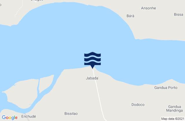 Jabada Geba River, Guinea-Bissau潮水