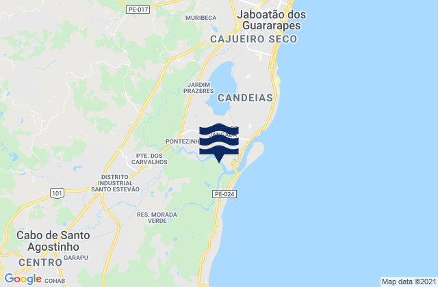Jaboatão, Brazil潮水
