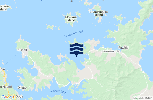 Jacks Bay, New Zealand潮水