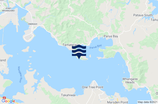 Jacksons Bay, New Zealand潮水