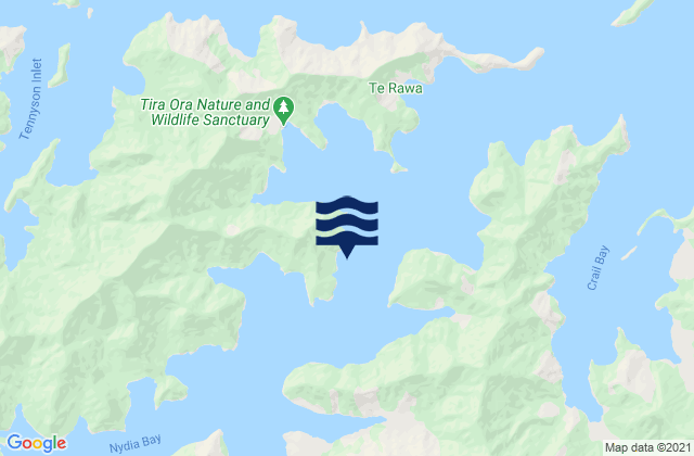 Jacobs Bay, New Zealand潮水