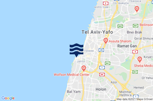 Jaffa, Israel潮水