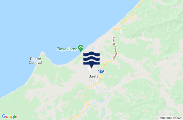 Jama, Ecuador潮水