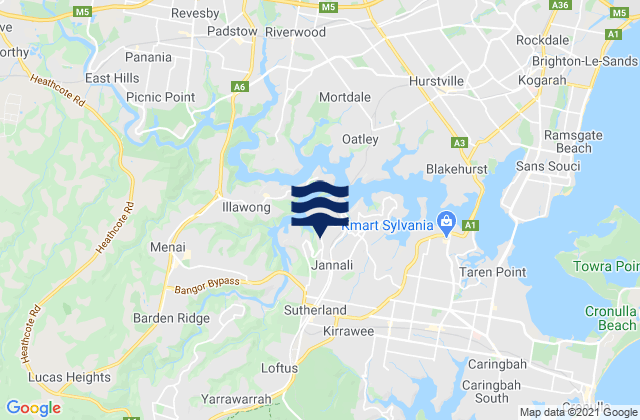 Jannali, Australia潮水