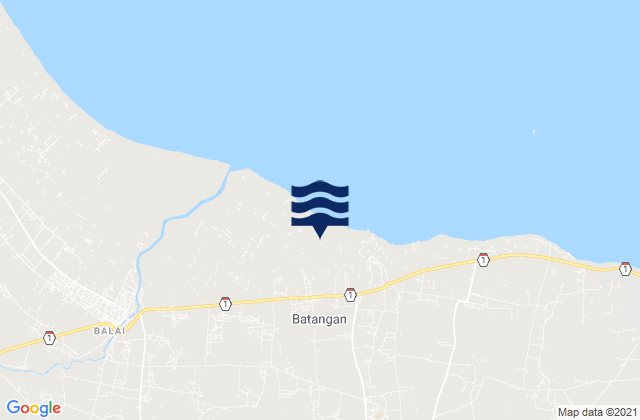 Jembangan, Indonesia潮水