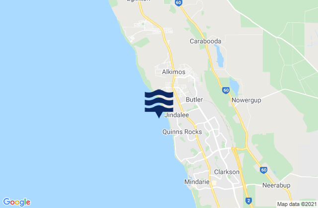 Jindalee, Australia潮水