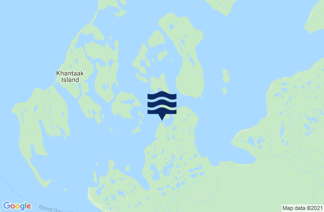 Johnstone Passage (Yakutat Bay), United States潮水