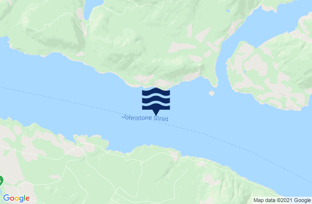 Johnstone Strait Central, Canada潮水