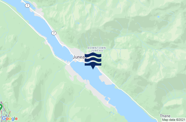 Juneau City and Borough, United States潮水