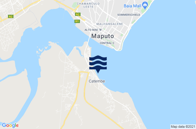 KaTembe, Mozambique潮水