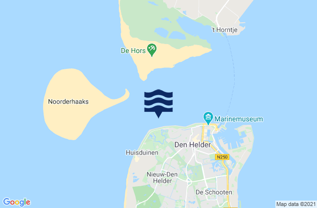 Kaap Hoofd, Netherlands潮水