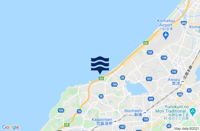 Kaga Shi, Japan潮水
