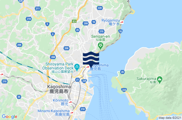 Kagosima, Japan潮水