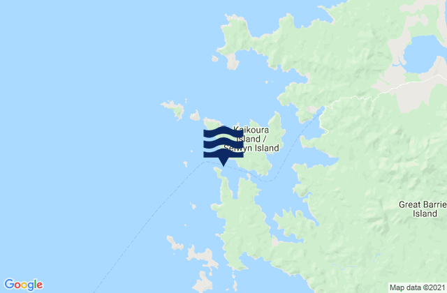 Kaikoura Island, New Zealand潮水