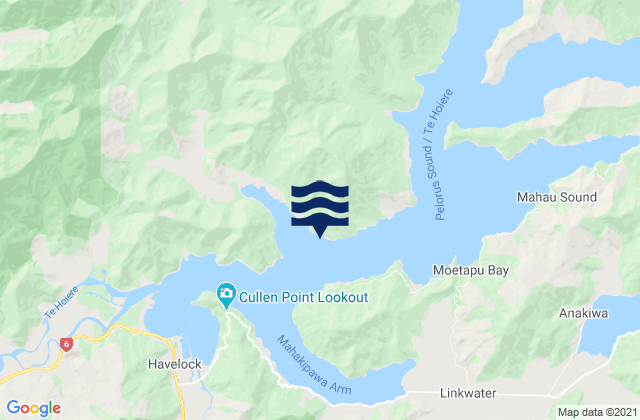 Kaiuma Bay, New Zealand潮水