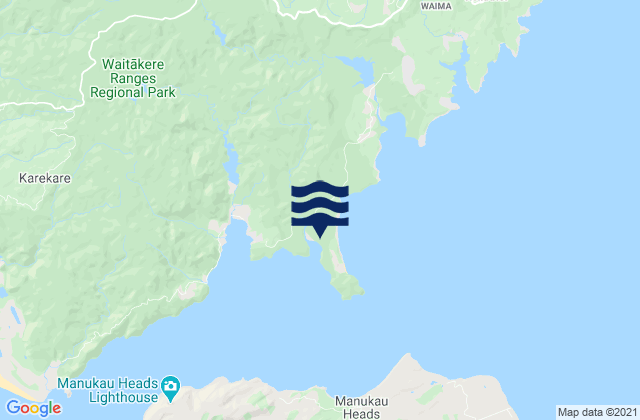 Kakamatua Inlet, New Zealand潮水