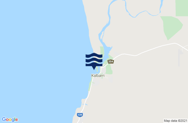 Kalbarri, Australia潮水