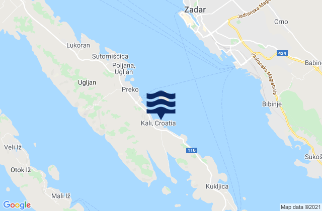 Kali, Croatia潮水