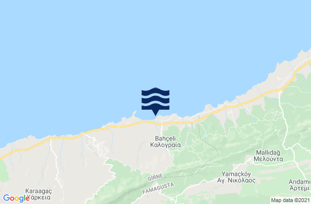 Kalograía, Cyprus潮水