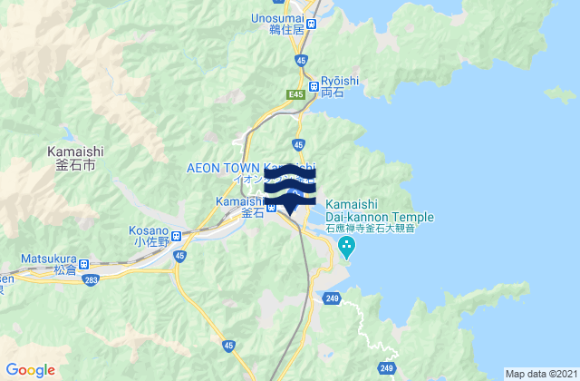 Kamaishi, Japan潮水