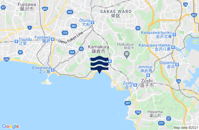 Kamakura Shi, Japan潮水