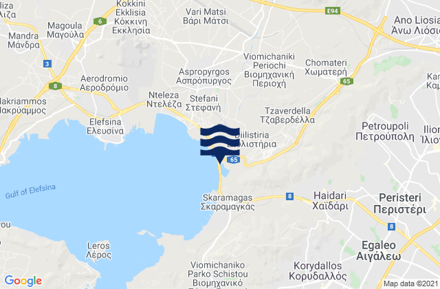 Kamaterón, Greece潮水