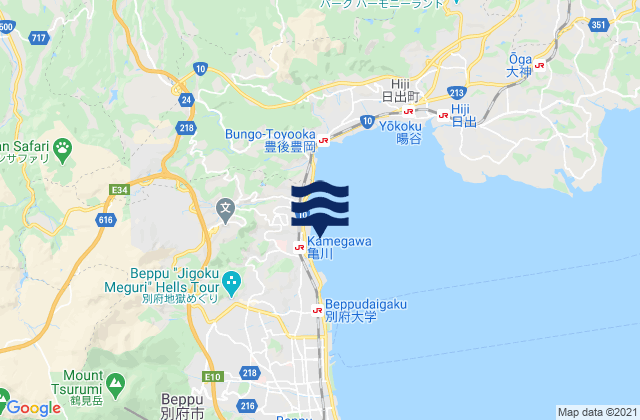 Kamegawa, Japan潮水