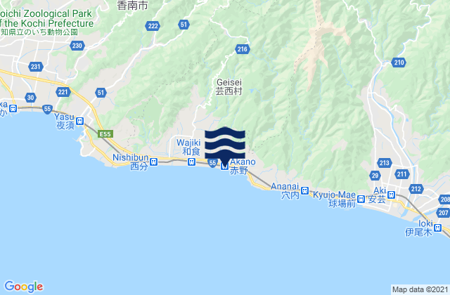 Kami Shi, Japan潮水