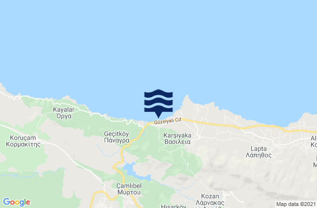 Kampylí, Cyprus潮水