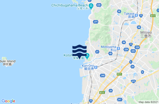 Kan-Onzi, Japan潮水