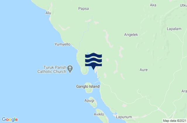 Kandrian, Papua New Guinea潮水