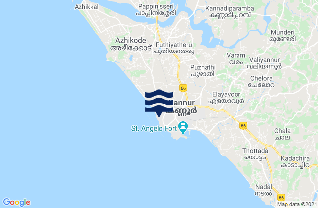 Kannur, India潮水