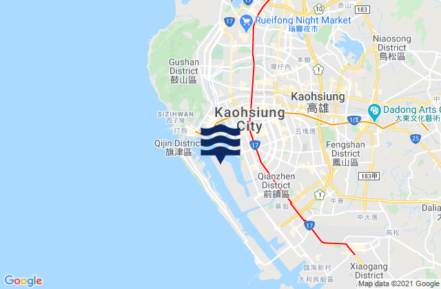 Kaohsiung, Taiwan潮水