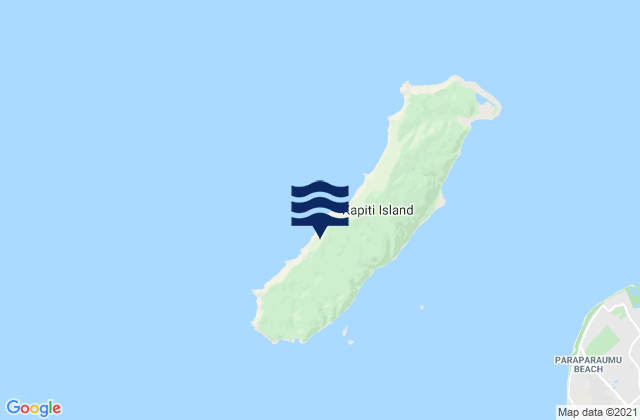 Kapiti Island, New Zealand潮水